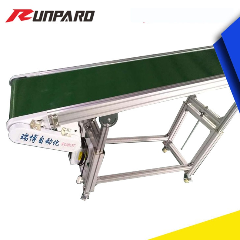 Mini Mobile Pvc Conveyor Belt Plastik Injection Molding Conveyor Belt