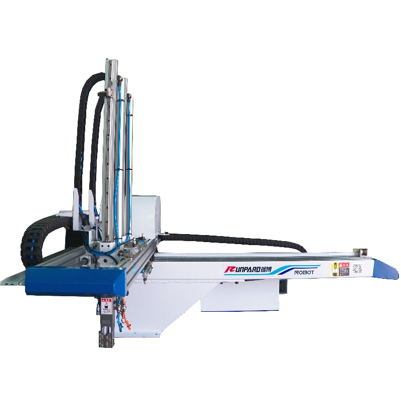 Πλαίσιο με πεπιεσμένο αέρα και AC Servo Motor Traverse cnc βραχίονας με ρομπότ για έγχυση