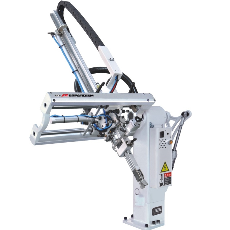 Ρομπότ Swing Arm Κατάλληλο για πλαστική μηχανή 90-120ton για τη βαλβίδα ασφαλείας της ιατρικής μάσκας και της συνηθισμένης μάσκας